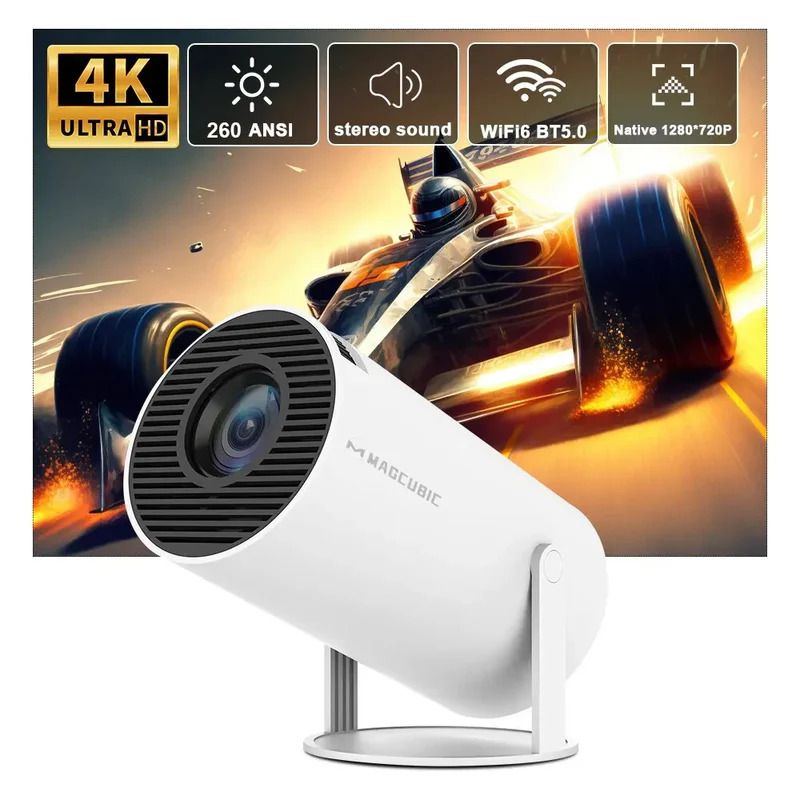 Magcubic HY300 Pro 4K Smart Projector  Portable Home Theater With Android 11 Dual WiFi 6 And Blueto 1