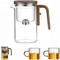 Magnetic Glass Teapot With Infuser OneClick Water Separation Tea Maker For Effortless Brewing 1