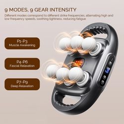 pulsepro 6-head deep tissue massage gun – high-frequency muscle recovery tool