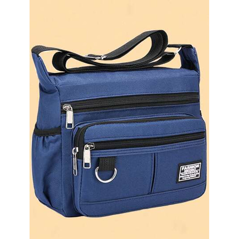 UrbanEdge Mens MultiPocket Crossbody Bag  Large Capacity Shoulder Satchel For Travel  Business 6