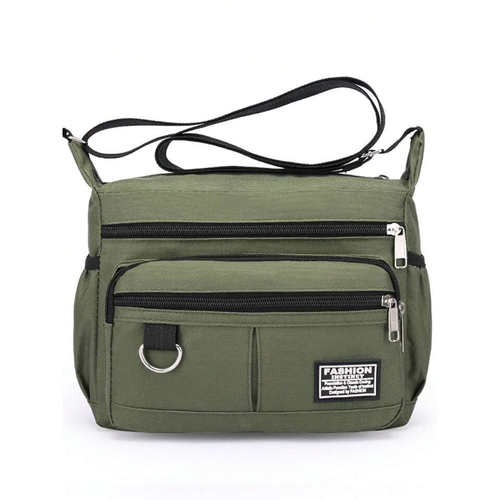 UrbanEdge Mens MultiPocket Crossbody Bag  Large Capacity Shoulder Satchel For Travel  Business 4