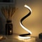 LunaGlow Spiral LED Table Lamp Modern Dimmable Night Light For Bedroom Living Room 1