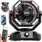 ColdSky 20000mAh Portable Camping Fan With LED Lantern 8Speed Rechargeable Fan For Tent Outdoor E 0