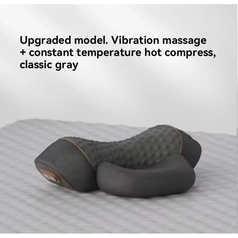 Okayso Heated Neck Massager Pillow  Cervical Traction  Vibration Therapy For Neck And Shoulder 2