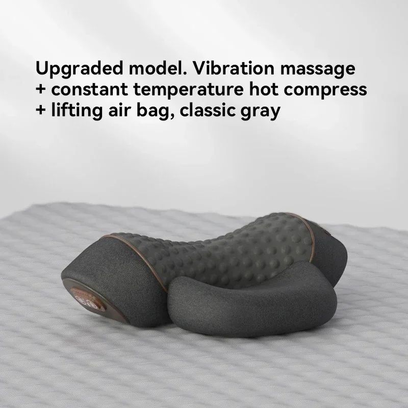 Okayso Heated Neck Massager Pillow  Cervical Traction  Vibration Therapy For Neck And Shoulder 3