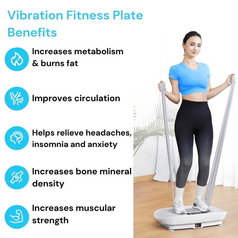 MERACH FitVibe Whole Body Vibration Plate  Exercise Machine For Weight Loss Toning  Home Fitness 4