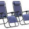 ZenLounge Zero Gravity Recliner Set 2Pack Outdoor Lounge Chairs With Cup Holders Adjustable Headr 3