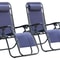 ZenLounge Zero Gravity Recliner Set 2Pack Outdoor Lounge Chairs With Cup Holders Adjustable Headr 3