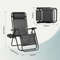 ZenLounge Zero Gravity Recliner Set 2Pack Outdoor Lounge Chairs With Cup Holders Adjustable Headr 0
