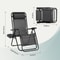 ZenLounge Zero Gravity Recliner Set 2Pack Outdoor Lounge Chairs With Cup Holders Adjustable Headr 0