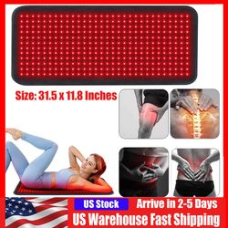 thermaflex infrared heating massage belt – red light therapy pad for lumbar & muscle pain relief