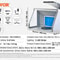 VEVOR DualFan Spray Booth Kit LED Airbrush Station With Exhaust 4