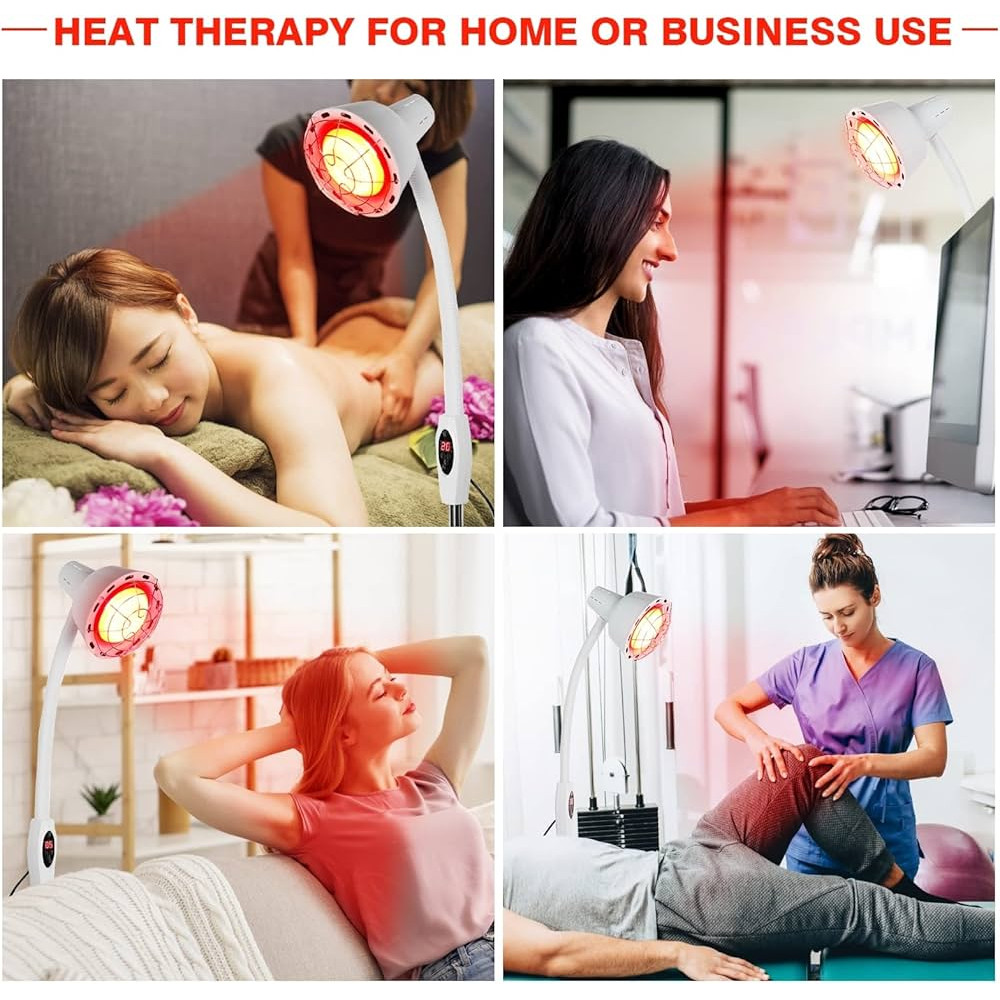 Therma360 Infrared Heat Therapy Lamp 275W Adjustable Physiotherapy Lamp For Pain Relief Muscle Re 4