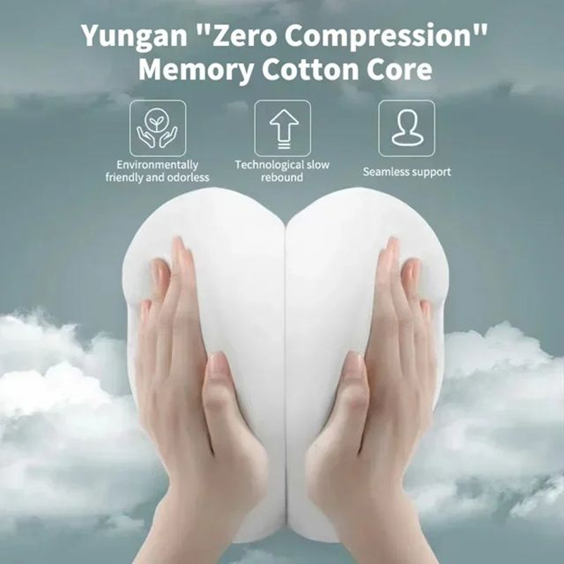 Memory Foam Lumbar Support Pillow  Back Cushion For Office Car Gaming  Postpartum Pain Relief 7