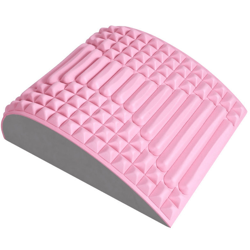 Orthopedic Back Stretcher Pillow  Lumbar Support Massager For Posture Sciatica  Herniated Disc Reli 2