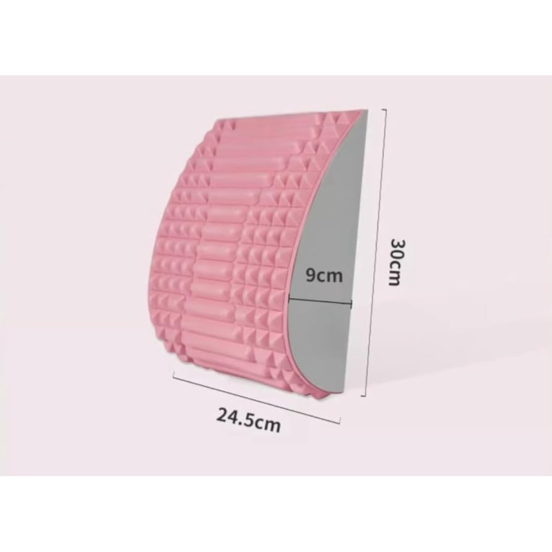 Orthopedic Back Stretcher Pillow  Lumbar Support Massager For Posture Sciatica  Herniated Disc Reli 4