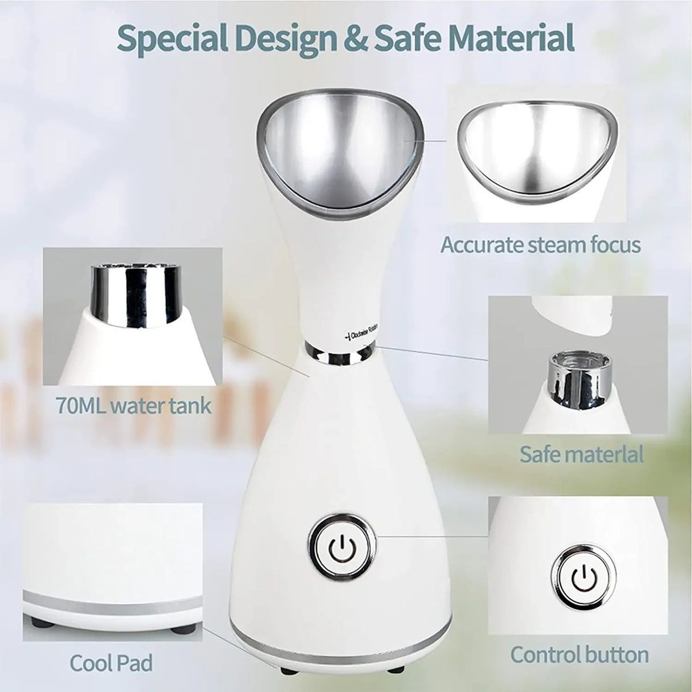 Nano Ionic Face Steamer  Portable Facial Hydration Mist Sprayer For Deep Skin Care  Glow On The Go 4