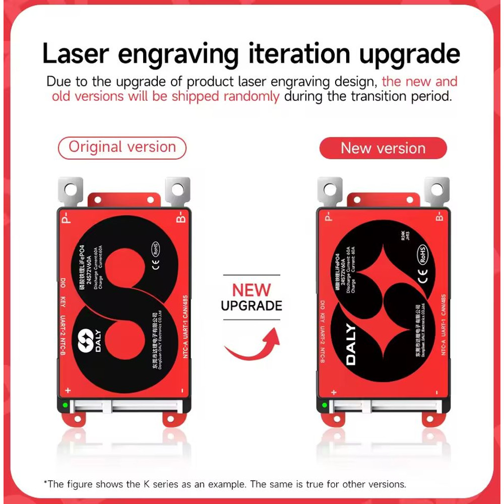 Daly Smart LiFePO4 BMS 4 To 16S 100A With Bluetooth UART And CANBUS 6