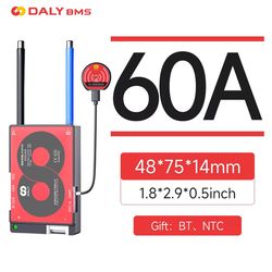 daly smart lifepo4 bms 4 to 16s 100a with bluetooth uart and canbus