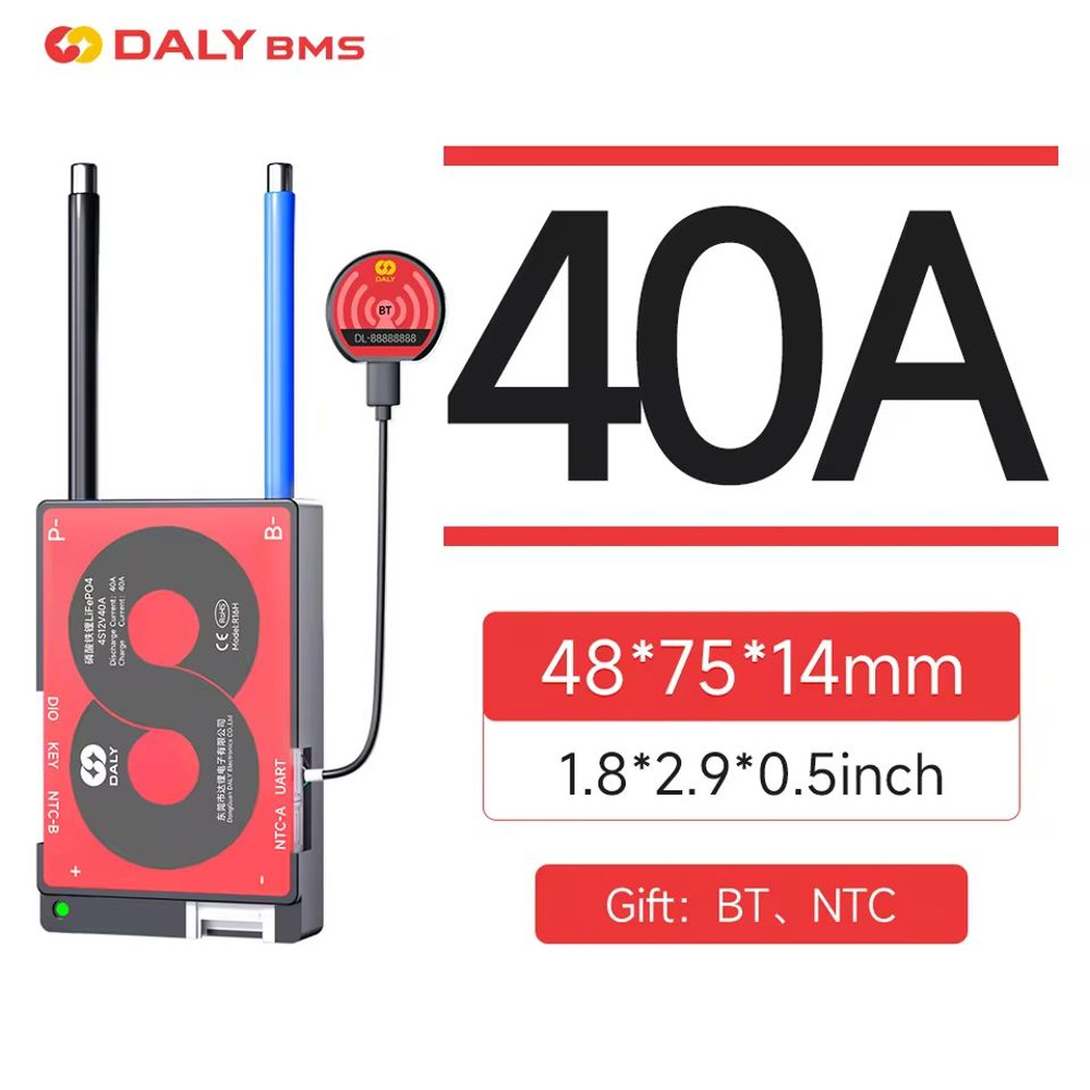 Daly Smart LiFePO4 BMS 4 To 16S 100A With Bluetooth UART And CANBUS 7