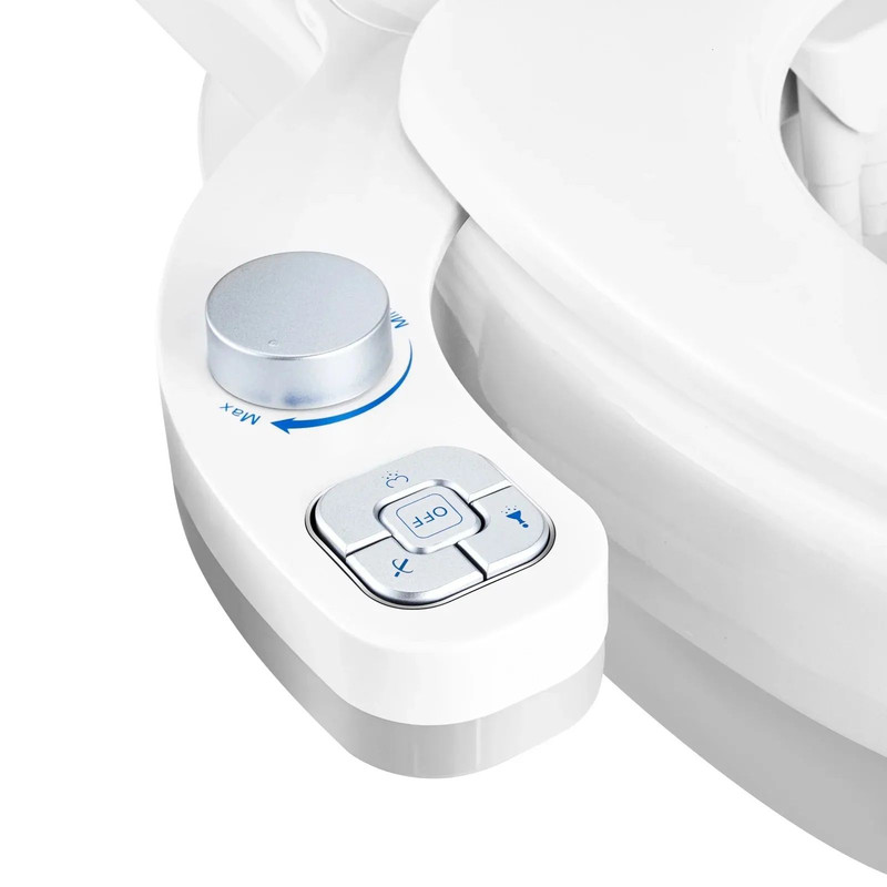 SAMODRA UltraThin Bidet Toilet Seat Attachment 3Function Hygienic Wash With Dual Nozzles 0