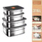 EcoSeal Stainless Steel Bento Box LeakProof Food Storage For Lunch Camping And Meal Prep 10