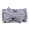 SnuggleSoft Baby Bow Headband Stretchy Nylon Hair Accessory For Newborns And Toddlers 12
