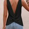TwistBack Knit Sleeveless Sweater Lightweight Open Back Top For Summer Layering 4