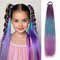 SparklePop Tinsel Ponytail Extension Colorful Braiding Hair Tie For Girls 6