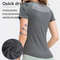 ZenFlow Womens Quick Dry Yoga Tee  Breathable Short Sleeve Workout Shirt 2