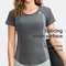 ZenFlow Womens Quick Dry Yoga Tee Breathable Short Sleeve Workout Shirt 3