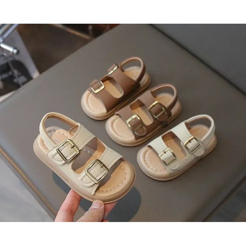 SoftStep Kids Sandals  Breathable NonSlip Beach Shoes For Toddlers And Children 0