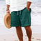 Mens Lightweight Casual Beach Shorts MultiPocket Comfort For Travel Lounging Summer Style 10
