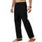 Mens Cotton Linen Drawstring Pants  Breathable LooseFit Trousers For Yoga Lounge  Travel 2