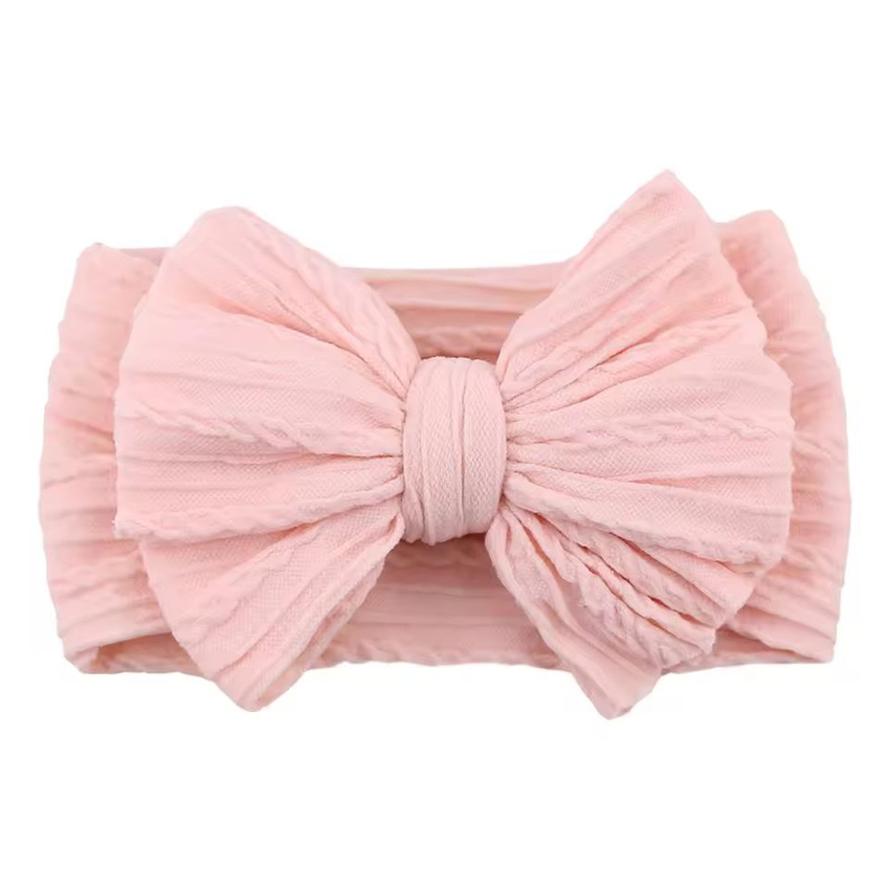 Soft Nylon Baby Headbands With Bow  Stretchy Newborn  Infant Hair Accessories For Girls And Boys 14