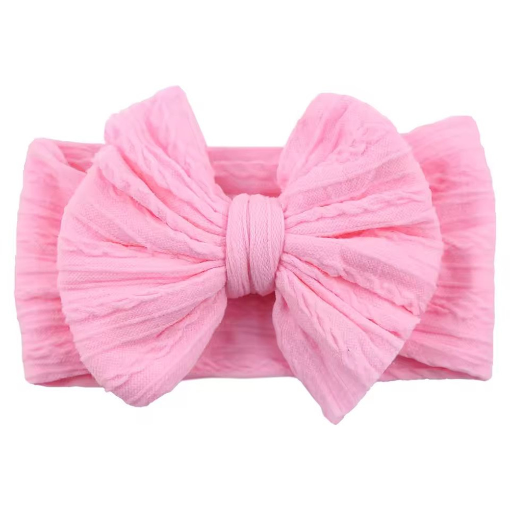 Soft Nylon Baby Headbands With Bow  Stretchy Newborn  Infant Hair Accessories For Girls And Boys 15