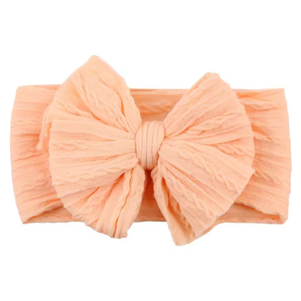 Soft Nylon Baby Headbands With Bow  Stretchy Newborn  Infant Hair Accessories For Girls And Boys 9
