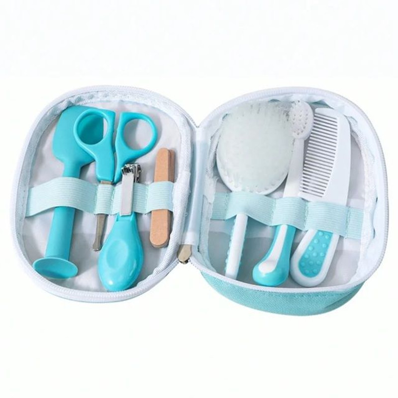 6Piece Baby Grooming Kit  Newborn Care Set With Nail Clippers Nasal Aspirator Brush  More 4