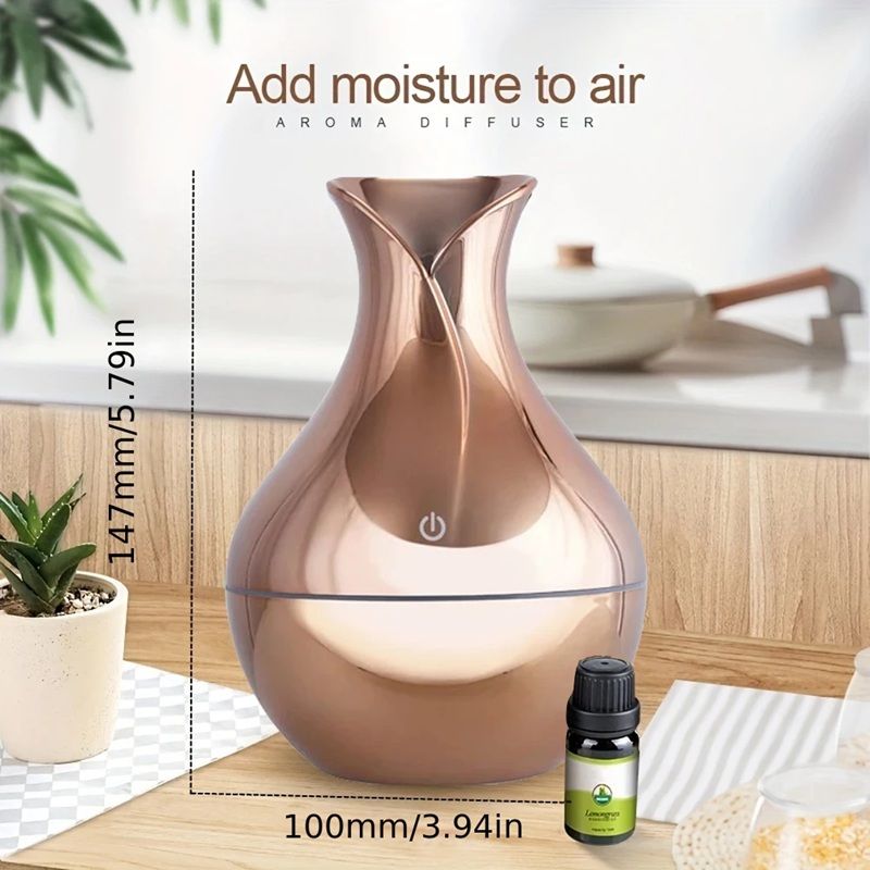 WhisperMist Compact USB Essential Oil Diffuser And Air Humidifier 0