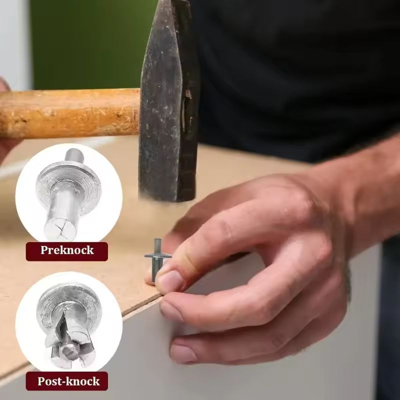 ProGrip Hammer Drive Expansion Rivets  100Pack Aluminum Fasteners For Secure ToolFree Anchoring 2