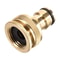 Brass Garden Hose Connector Quick Connect Adapter For 12in 34in Taps 0