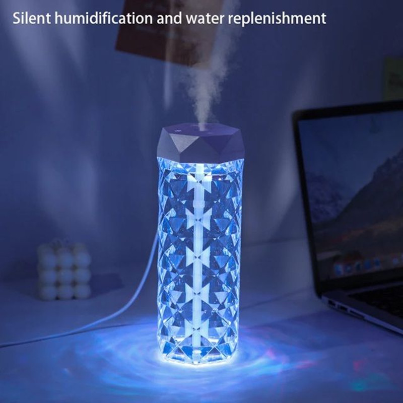 Crystal RGB Aroma Diffuser  Portable Mist Humidifier With Essential Oil  LED Mood Light 1