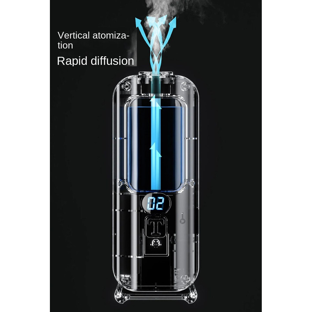 Smart Aromatherapy Diffuser  Humidifier  Digital Display With Color Lights For Home Or Office 3