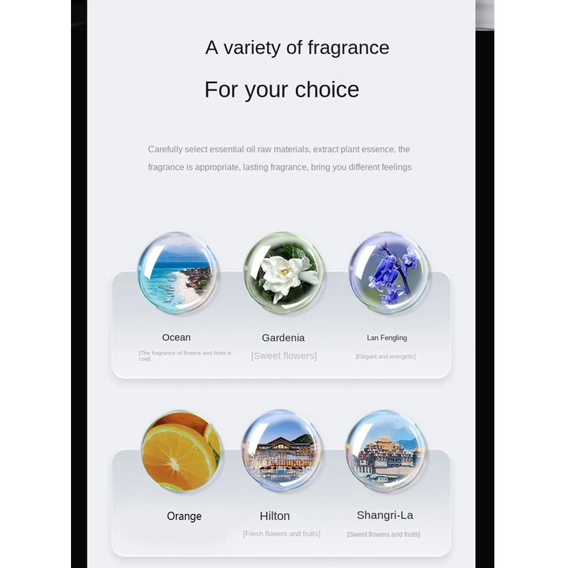 Smart Aromatherapy Diffuser  Humidifier  Digital Display With Color Lights For Home Or Office 6