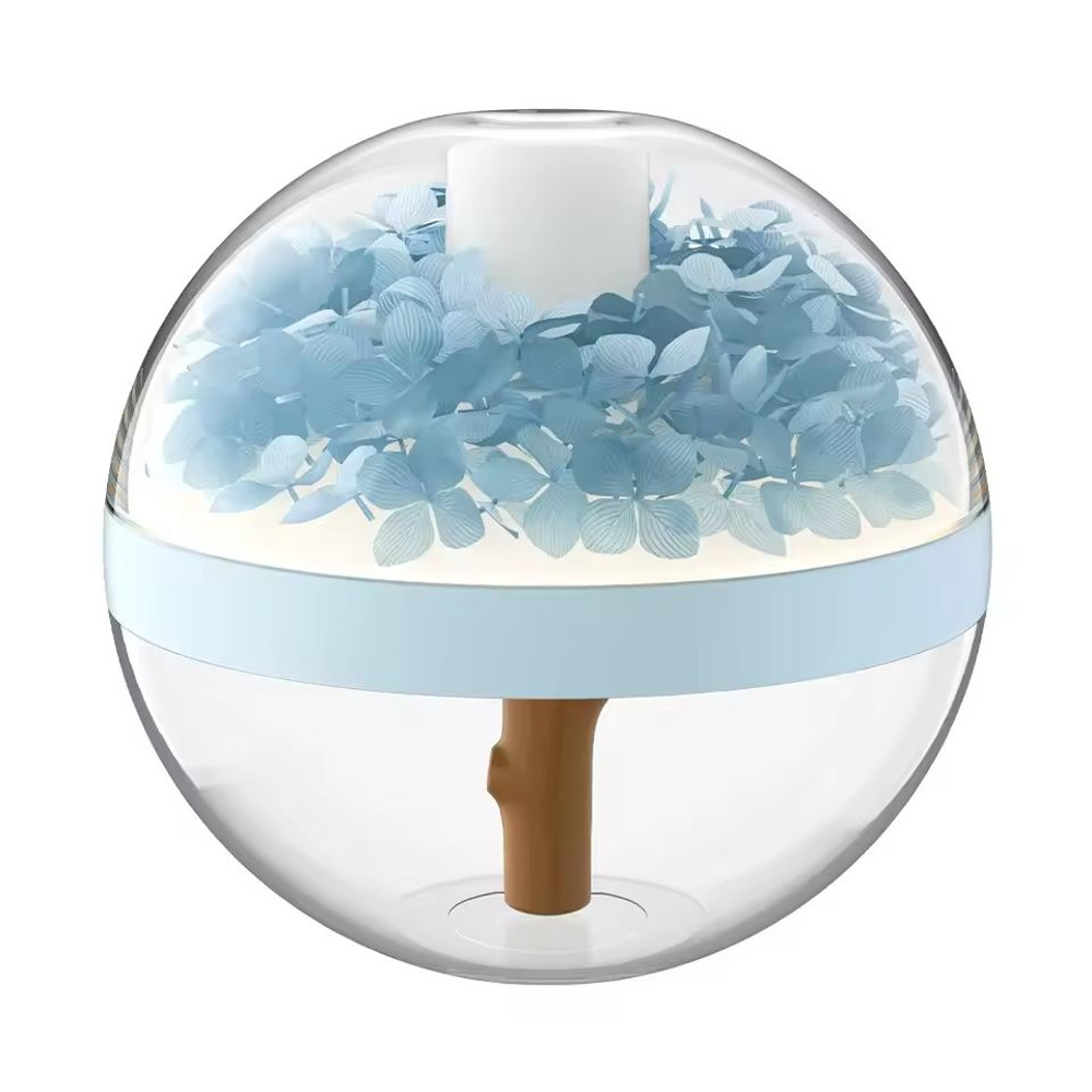 USB Rechargeable Flower Humidifier  270ml Mini Air Mist Maker With LED Mood Light 7