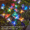 Solar Butterfly Garden Light LED Fiber Optic Outdoor Decoration With 6Head Glow 1