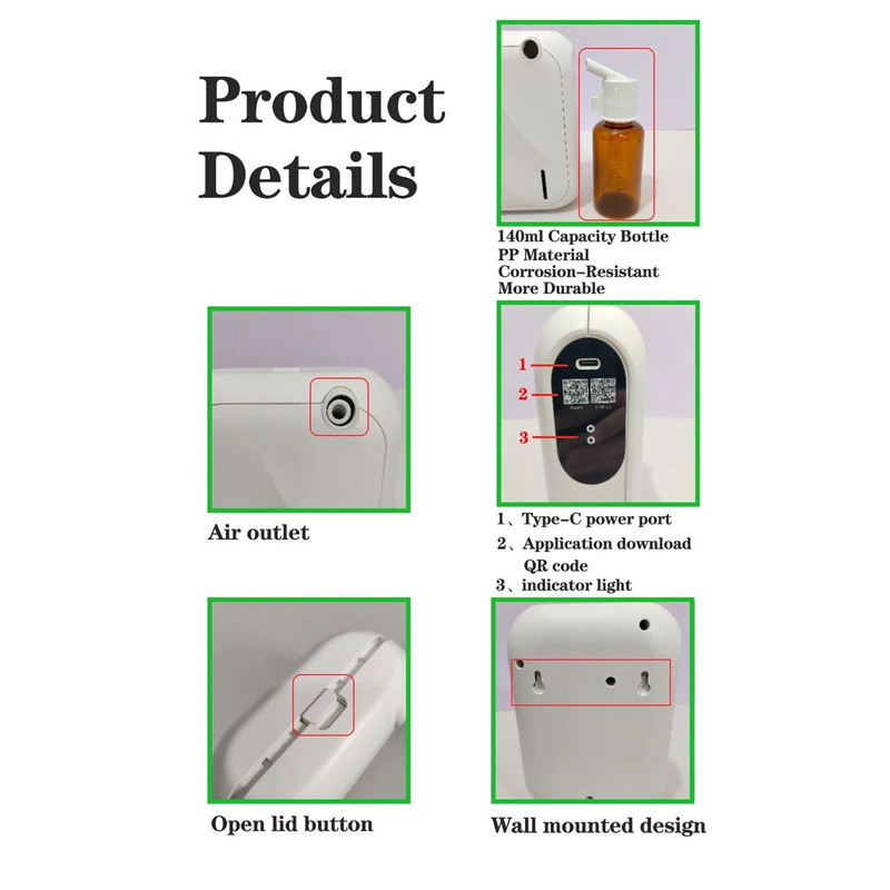 AromaWave Bluetooth Scent Diffuser Smart Home Fragrance Machine For LongLasting Ambience 9