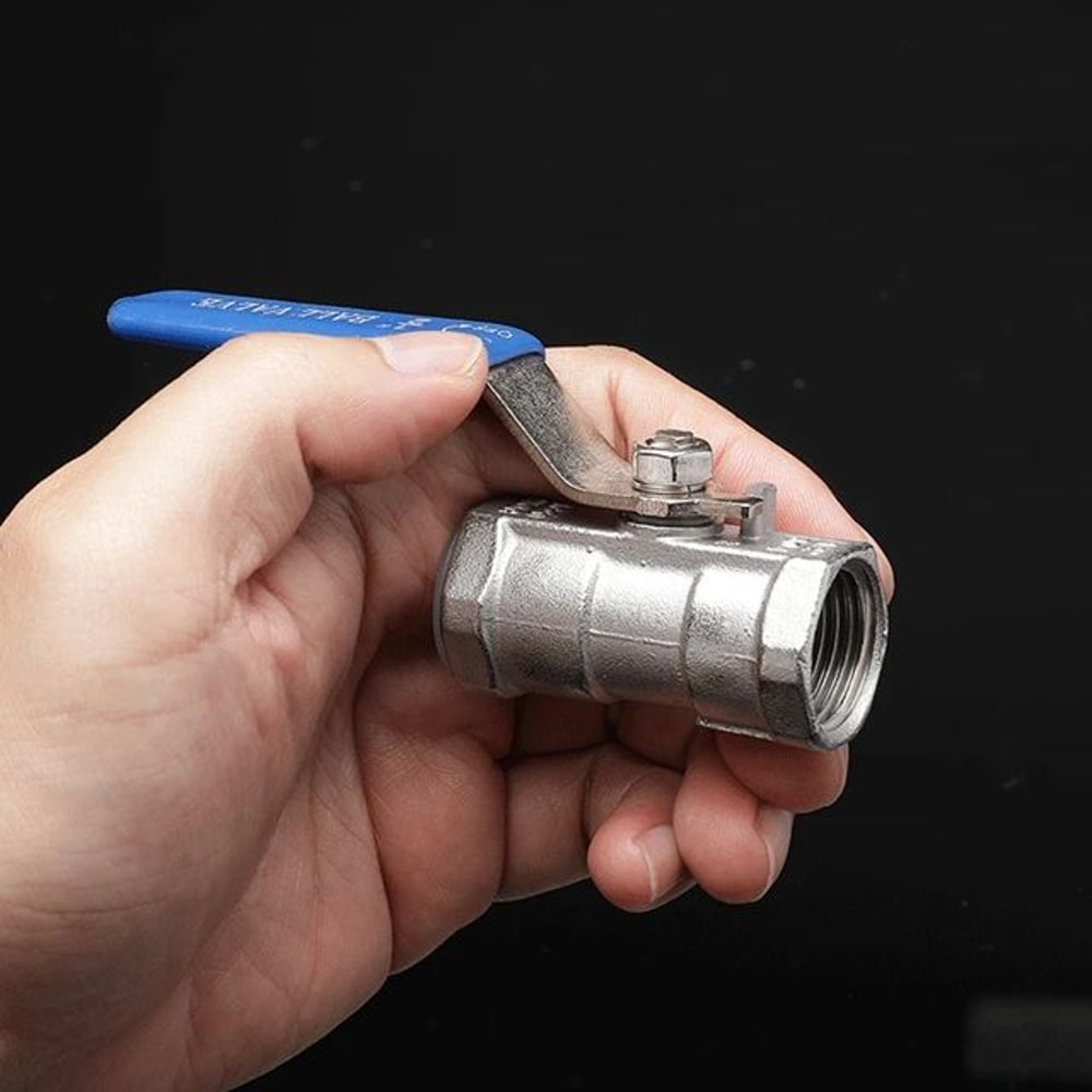 ProFlow SS304 Ball Valve HeavyDuty Stainless Steel Plumbing Connector With Female Thread 1