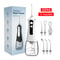 AquaPulse Cordless Water Flosser Rechargeable Oral Irrigator With 5 Nozzles 3 Cleaning Modes 0