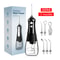 AquaPulse Cordless Water Flosser Rechargeable Oral Irrigator With 5 Nozzles 3 Cleaning Modes 4